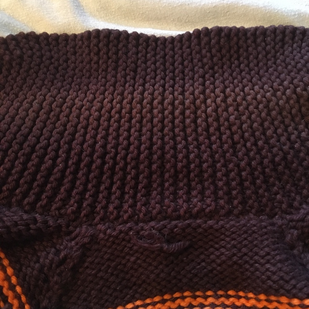 Vintage HANDKNIT CURLING SWEATER Wool unisex - Picture 15 of 16